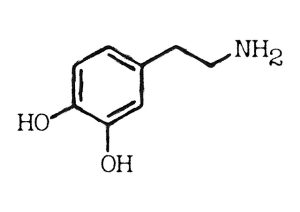 Notatie uit de chemie van dopamine